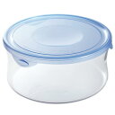 iwaki(イワキ) 耐熱ガラス 保存容器 アクアブルー 丸型 L 1.3L パック&レンジ KBT7403-BLN 1300ml