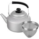 和平フレイズ 軽い すぐ沸く アルミ やかん ケトル 茶こし付 4L 適正容量2.8L アルマイト加工 ガス火専用 和づつみ RB-2328(3)