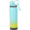 和平フレイズ ハンドル付き 530ml ブルー×グリーン 保冷専用 真空断熱 直飲み 水筒 フォルテック RH-1682(3)