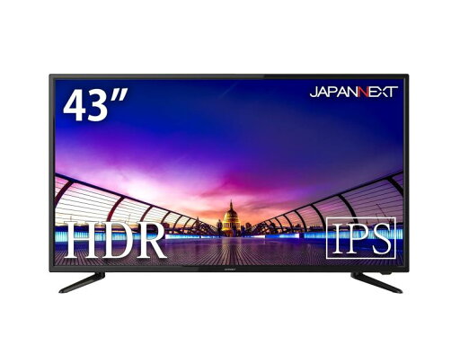JAPANNEXT 43インチ 大型 モニター 4K UHD 3840x2160解像度 IPS ディスプレイ デジタル サイネージ (HDMI/DisplayPort/スピーカー内蔵/ブルーライトカット) JN-IPS4302UHDR JAPANNEXT 43インチ 大型 モニター 4K UHD 3840x2160解像度 IPS ディスプレイ デジタル サイネージ (HDMI/DisplayPort/スピーカー内蔵/ブルーライトカット) JN-IPS4302UHDR