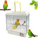 IYOIYA 鳥 キャリーケース 移動 インコ キャリー お出かけ キャリーケージ アクリル 文鳥 ケージ 止まり木 餌入れ セキセイ 小鳥 カゴ 鳥かご バードパレス 通院 日光浴 バードキャリー