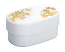 北市漆器店 花丸春秋小判弁当(白) KT2263P