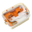 QD-WST ハムスターケージ 小動物用ケージ 透明 DIY可能 ABS製 組立式 給水ボトルなど含めて7点セット 長さ48CM*幅35CM*高さ25CM 持ち運びやすい お掃除しやすい 通気穴いっぱい 華やかなオレンジ