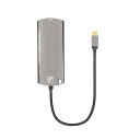 エアリア TypeC接続 多機能マルチアダプタ 5in1 GigaBit LAN USB3.0×2ポート PowerDelivery (60Wまで) M.2SSDケース WindowsとMac両対応 M2COMBO 超複合体部隊 FIVE RANGER(2)
