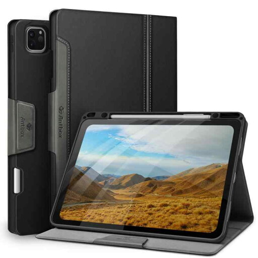Antbox iPad Pro 12.9 第6世代 ケース 2022 iPad 12.9 第5/4/3世代(2021/2020/2018) 兼用ケース Pencil 2 収納/ペアリングとワイヤレス充電対応 ひび割れ防止 高級ソフトPUレザー iPad Antbox iPad Pro 12.9 第6世代 ケース 2022 iPad 12.9 第5/4/3世代(2021/2020/2018) 兼用ケース Pencil 2 収納/ペアリングとワイヤレス充電対応 ひび割れ防止 高級ソフトPUレザー iPad