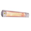 屋外使用可能 防水 100V遠赤外線カーボンヒーター933W(壁・天井取付タイプ)家庭用 シルバー