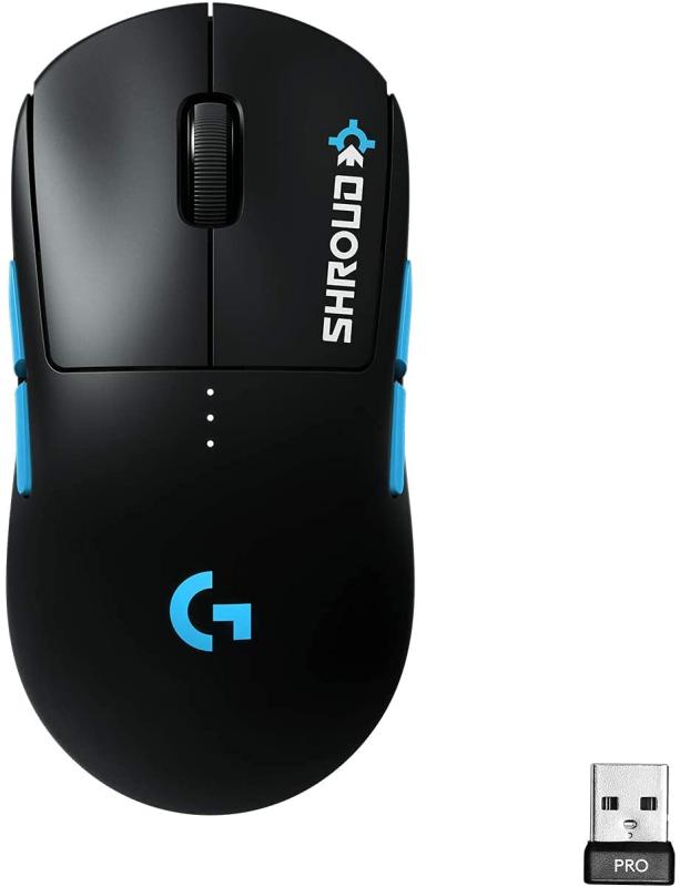 Logitech G ゲーミングマウス GPRO HERO SHROUD(シュラウド) EDITION ワイヤレス FPS向け 80g 軽量 左右対称 HEROセンサー POWERPLAY無線充電対応 LIGHTSYNC RGB