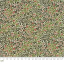 Moda 7316-11m 植物柄 クローバー シーチング Best of Morris 生地 手芸用 メタリック加工 ホワイト