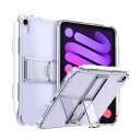 araree Pad mini (A17 Pro/第6世代) バックカバー クリアケース ペン収納 スタンド 耐衝撃 TPU FLEXIELD AR22235 【】