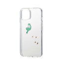 エレコム iPhone 13 mini ハイブリッドケース Appleテクスチャ シロクマ PM-A21ATSGBEAR