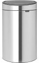 ブラバンシア ゴミ箱 蓋付き タッチ式 23L+10L 分別 幅43.5×奥行30.5×高さ72.5cm ベルギー製 タッチビン