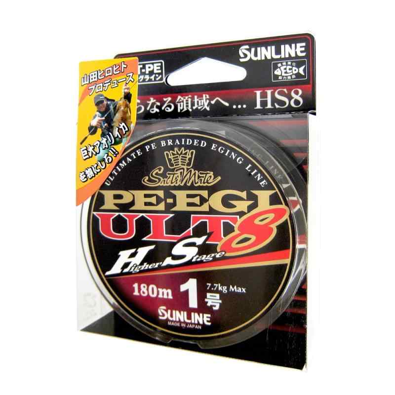 饤(SUNLINE) PE饤 ƥᥤ PE ULT HS8 180m 1.0 7.7kg 8 ۥ磻ȡԥ󥯡...