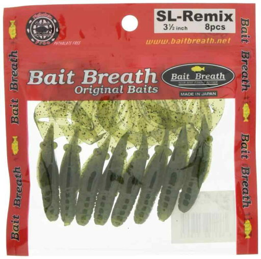 Bait Breath(ベイトブレス) ワーム SL-リミックス #106 ウォーターメロン/シード Bait Breath(ベイトブレス) ワーム SL-リミックス #106 ウォーターメロン/シード