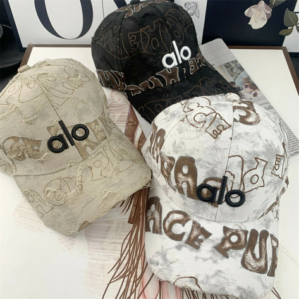 SALE【期間限定10%OFF】Alo Yoga キャップ 帽子 アローヨガ ヴィンテージ風 刺繍 キャップ 3カラー ダメージ加工 キャップ ワークキャップ ローキャップ メンズ レディース 大きいサイズ 大きめ アウトドア おしゃれ ロゴ 刺繍 プリント かわいい かっこいい 春 夏 帽子