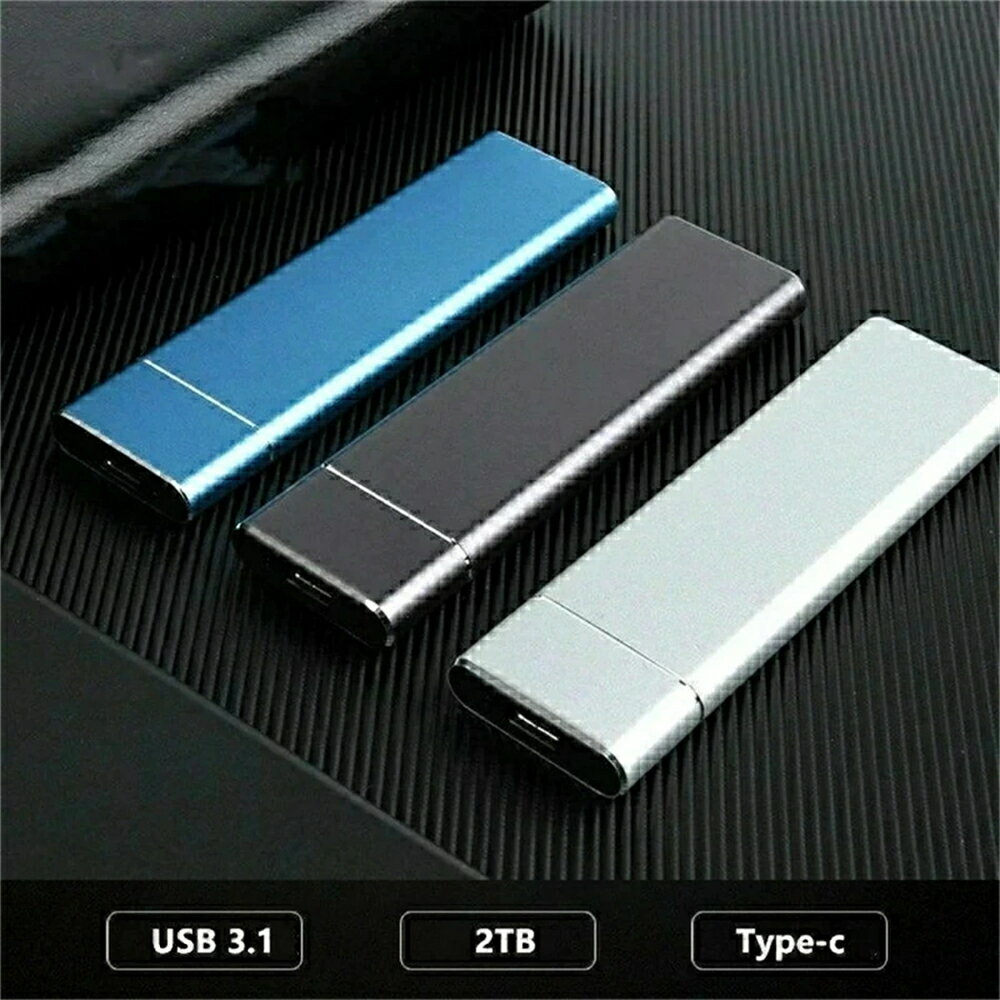 ポータブルSSD 外付けSSD 外付けハードディスク 500GB 1TB 2TB 4TB 超薄型ポータブル ハードディスク 静音 コンパクト 小型 高速転送 - Image 3