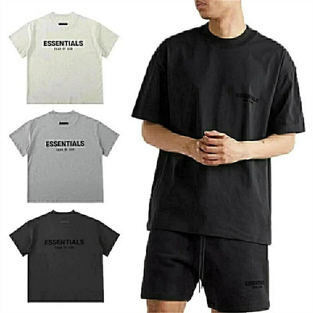 SALE「期間限定セール」ESSENTIALS エッセンシャルズ Tシャツ 半袖 メンズ レディース essentials T-Shirt ロゴ Tシャツ ビッグサイズ 男女兼用 送料無料