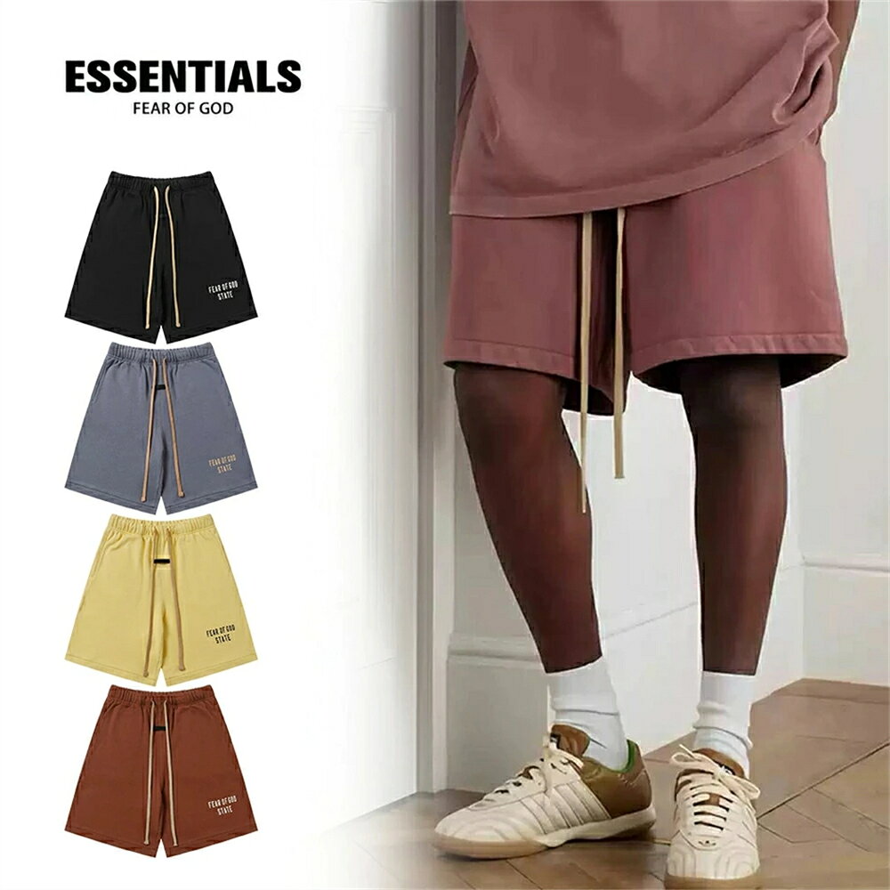 SALE「期間限定セール」ESSENTIALS エッセンシャルズ ショートパンツ 涼しい ズボン ゆったり ファッシュ かっこいい メンズ レディース ファッシュ 柔らかい 薄手 通気性 快適 4カラー選べ 