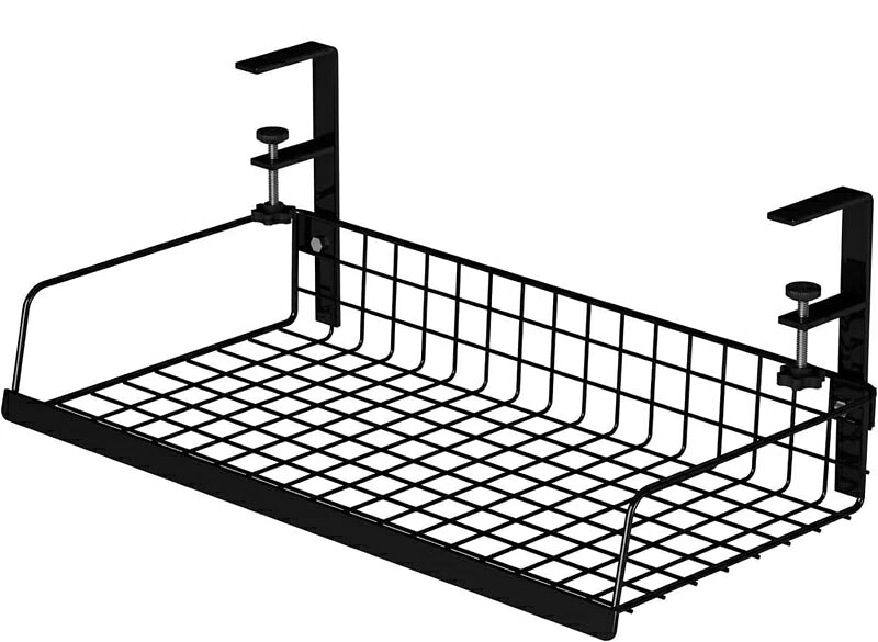 デスク下収納 テーブル下収納 クランプ式 引き出し 後付け デスク下収納ラック 文房具 収納 机下収納 小物収納 デスク周り 大容量 スライドトレーデスク整理 小物整理 取り付け簡単