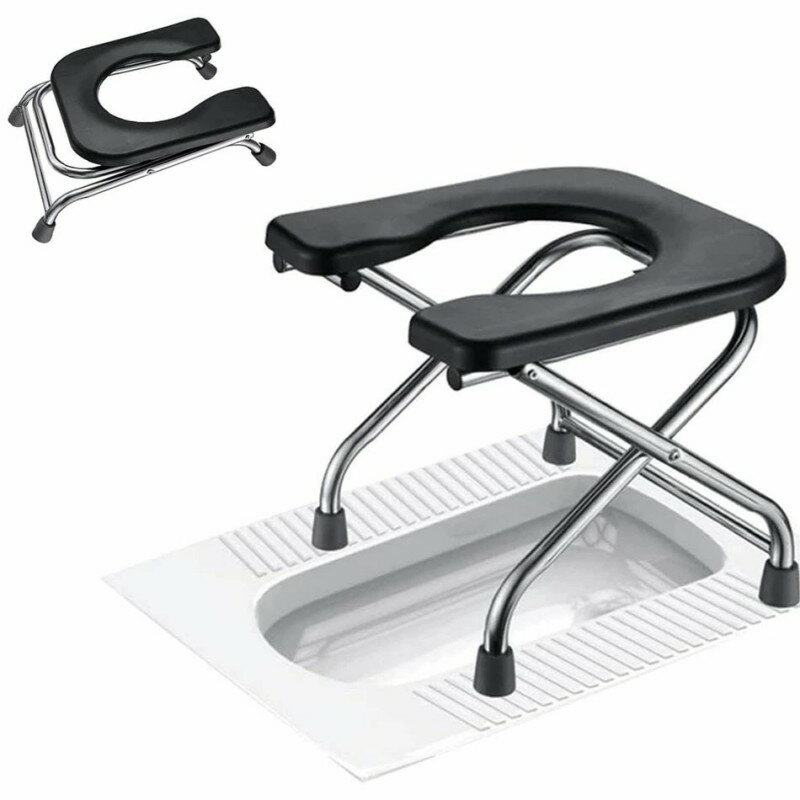 介護用ポータブルトイレ椅 折りたたみ式シャワー便座椅 滑り止め 水洗可能 組立不要 簡易トイレ介護用 便器 介護椅子 お手入れ簡単 自宅介助 防災用 高齢者 手術後 妊婦、ハンディキャップ用 介護アウトドア 介護 災害 風呂 浴室 非常用 キャンプ 用品