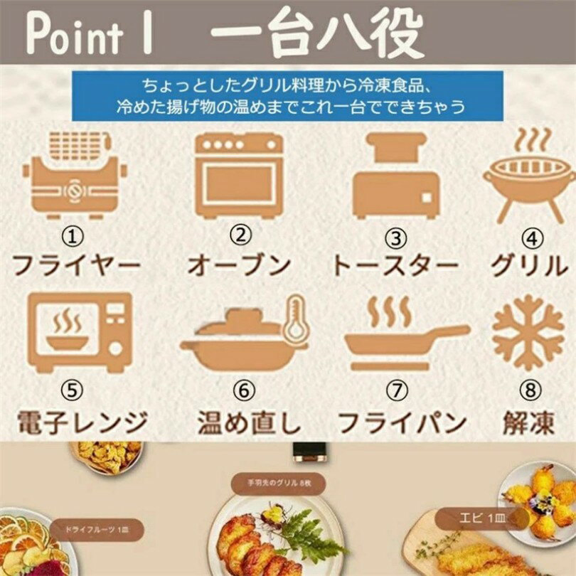 【2025年 最新モデル】ノンフライヤー 家庭...の紹介画像2