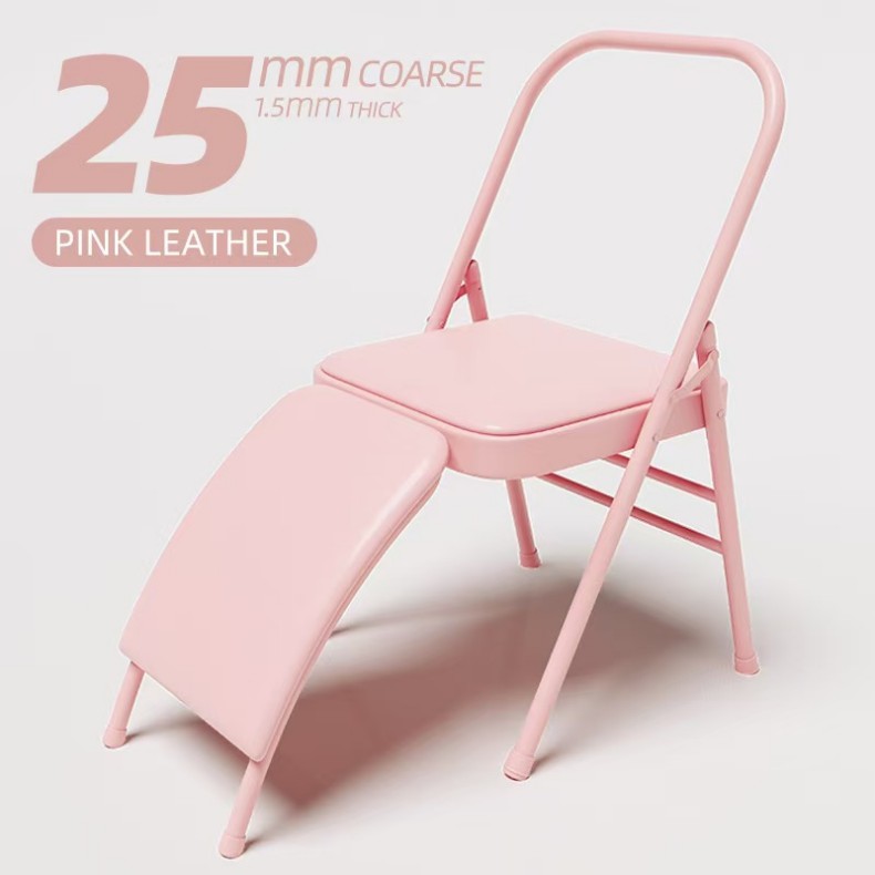 折りたたみヨガチェア、ヨガ補助逆スツール！アイアンガー補助椅子、健康器具 疲労和らげと体力高めな..