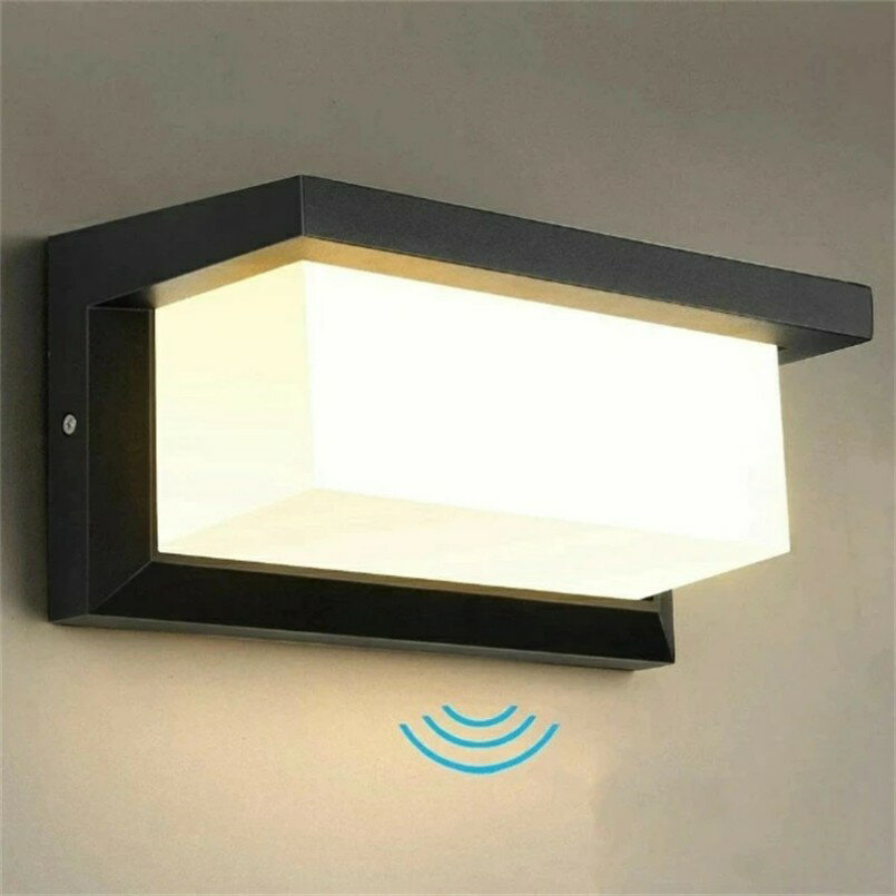 LED ポーチライト 玄関ライト 玄関照明 人感センサーライト 防水 防雨型 IP65 屋外 ウォールライト ブ..