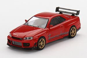 1/64 NISSAN GT-R R34 トミーカイラ R-z レッド(右ハンドル） MGT00543-R 完成品ミニカー