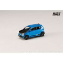 1/64 SUZUKI ALTO WORKS HA36S カーボンボンネット カスタム ブリスクブルーメタリック HJ641070CBL 完成品ミニカー