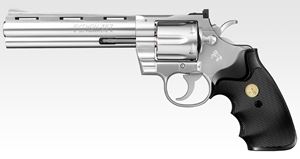 コルトパイソン.357マグナム 6インチ ステンレスモデル エアガン