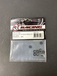 AL M3皿ワッシャー (10個) ブラック 3RAC-WC3/BK RCパーツ