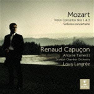MOZART： VIOLIN CONCERTOS 1 ＆ 3 - SINFONIA CONCERTANTE詳しい納期他、ご注文時はお支払・送料・返品のページをご確認ください発売日2015/1/14（クラシック） / モーツァルト：ヴァイオリン協奏曲 第1番＆第3番、協奏交響曲MOZART： VIOLIN CONCERTOS 1 ＆ 3 - SINFONIA CONCERTANTE ジャンル クラシック協奏曲 関連キーワード （クラシック）ルノー・カプソン（vn）アントワーヌ・タメスティット（va）ルイス・ラングレー（cond）スコットランド室内管弦楽団フランスが生んだ名ヴァイオリニスト、ルノー・カピュソンの2015年来日記念再発売の第1弾。本作は、優雅で軽快なモーツァルトの協奏曲に、カピュソンの気品あふれるヴァイオリンが見事にマッチする作品集。　（C）RS来日記念盤封入特典解説付収録曲目11.ヴァイオリン協奏曲 第1番 変ロ長調 K.207 第1楽章：アレグロ・モデラート(6:46)2.ヴァイオリン協奏曲 第1番 変ロ長調 K.207 第2楽章：アダージョ(8:05)3.ヴァイオリン協奏曲 第1番 変ロ長調 K.207 第3楽章：プレスト(5:25)4.ヴァイオリン協奏曲 第3番 ト長調 K.216 第1楽章：アレグロ(8:27)5.ヴァイオリン協奏曲 第3番 ト長調 K.216 第2楽章：アダージョ(8:02)6.ヴァイオリン協奏曲 第3番 ト長調 K.216 第3楽章：ロンドー-アレグロ(6:05)7.ヴァイオリンとヴィオラのための協奏交響曲 変ホ長調 K.364 第1楽章：アレグロ・マエストーソ(12:59)8.ヴァイオリンとヴィオラのための協奏交響曲 変ホ長調 K.364 第2楽章：アンダンテ(10:43)9.ヴァイオリンとヴィオラのための協奏交響曲 変ホ長調 K.364 第3楽章：プレスト(6:10) 種別 CD JAN 4943674201068 収録時間 72分46秒 組枚数 1 製作年 2014 販売元 ソニー・ミュージックソリューションズ登録日2014/10/31