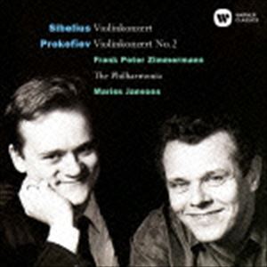 SIBELIUS： VIOLIN CONCERTO ／ PROKOFIEV： VIOLIN CONCERTO NO.2詳しい納期他、ご注文時はお支払・送料・返品のページをご確認ください発売日2016/6/22フランク・ペーター・ツィンマーマン（vn） / シベリウス：ヴァイオリン協奏曲 プロコフィエフ：ヴァイオリン協奏曲 第2番SIBELIUS： VIOLIN CONCERTO ／ PROKOFIEV： VIOLIN CONCERTO NO.2 ジャンル クラシック協奏曲 関連キーワード フランク・ペーター・ツィンマーマン（vn）マリス・ヤンソンス（cond）フィルハーモニア管弦楽団フランク・ペーター・ツィンマーマンと指揮者マリス・ヤンソンスは、それぞれが“巨匠”と呼ばれるような存在になってからも度々共演を重ねているが、その最も初期の共演の記録が本作のシベリウス＆プロコフィエフ。両者ともすでに大家の片鱗をうかがわせつつ、清新溌剌とした演奏を繰り広げている。共演はフィルハーモニア管弦楽団。　（C）RS録音年：1991年8月封入特典解説付収録曲目11.ヴァイオリン協奏曲 ニ短調 作品47 第1楽章：アレグロ・モデラート(15:39)2.ヴァイオリン協奏曲 ニ短調 作品47 第2楽章：アダージョ・ディ・モルト(8:53)3.ヴァイオリン協奏曲 ニ短調 作品47 第3楽章：アレグロ、マ・ノン・タント(7:29)4.ヴァイオリン協奏曲 第2番 ト短調 作品63 第1楽章：アレグロ・モデラート(10:37)5.ヴァイオリン協奏曲 第2番 ト短調 作品63 第2楽章：アンダンテ・アッサイ(9:58)6.ヴァイオリン協奏曲 第2番 ト短調 作品63 第3楽章：アレグロ・ベン・マルカート(6:09) 種別 CD JAN 4943674228072 収録時間 58分48秒 組枚数 1 製作年 2015 販売元 ソニー・ミュージックソリューションズ登録日2016/01/05