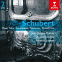 SCHUBERT： PIANO TRIOS NOS.1 ＆ 2 ETC.詳しい納期他、ご注文時はお支払・送料・返品のページをご確認ください発売日2012/8/22ジャン＝フィリップ・コラール（p） / CLASSIC名盤 999 BEST ＆ MORE 第2期：：シューベルト：ピアノ三重奏曲 第1番＆第2番 他SCHUBERT： PIANO TRIOS NOS.1 ＆ 2 ETC. ジャンル クラシック室内楽曲 関連キーワード ジャン＝フィリップ・コラール（p）オーギュスタン・デュメイ（vn）フレデリック・ロデオン（vc）収録曲目11.ピアノ三重奏曲 第1番 変ロ長調 D898 第1楽章：アレグロ・モデラート(15:34)2.ピアノ三重奏曲 第1番 変ロ長調 D898 第2楽章：アンダンテ、ウン・ポコ・モッソ(10:04)3.ピアノ三重奏曲 第1番 変ロ長調 D898 第3楽章：スケルツォ〜トリオ〜アレグレット(6:27)4.ピアノ三重奏曲 第1番 変ロ長調 D898 第4楽章：ロンド（アレグロ・ヴィヴァーチェ〜プレスト）(8:23)5.ピアノ三重奏曲 変ロ長調（断章）D28(7:39)6.ピアノ三重奏曲 変ホ長調 D897≪ノットゥルノ≫(10:13)21.ピアノ三重奏曲 第2番 変ホ長調 D929 第1楽章：アレグロ(14:11)2.ピアノ三重奏曲 第2番 変ホ長調 D929 第2楽章：アンダンテ・コン・モート(9:36)3.ピアノ三重奏曲 第2番 変ホ長調 D929 第3楽章：スケルツァンド（アレグロ・モルト）(6:06)4.ピアノ三重奏曲 第2番 変ホ長調 D929 第4楽章：アレグロ・モデラート(12:33)5.ヴァイオリン・ソナタ イ長調 D574 （グランド・デュオ） 第1楽章：アレグロ・モデラート(8:58)6.ヴァイオリン・ソナタ イ長調 D574 （グランド・デュオ） 第2楽章：スケルツォ（プレスト）(4:11)7.ヴァイオリン・ソナタ イ長調 D574 （グランド・デュオ） 第3楽章：アンダンティーノ(4:19)8.ヴァイオリン・ソナタ イ長調 D574 （グランド・デュオ） 第4楽章：アレグロ・ヴィーヴォ(5:09) 種別 CD JAN 4943674185085 収録時間 123分44秒 組枚数 2 製作年 2014 販売元 ソニー・ミュージックソリューションズ登録日2014/09/02