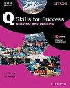 Q: Skills for Success 2E: Reading & Writing Intro Student Book B with iQ: Online(3)