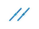 3×32mm ブルーチタンターンバックルシャフト(2本) 42118 RCパーツ