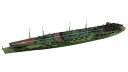 1/700 日本海軍 航空母艦千代田 塗装済み甲板仕様 旗・旗竿・艦名プレートエッチングパーツ付き W256SP2 組み立て式プラモデル