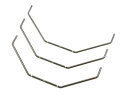 リアスタビライザーセット(2.4/2.6/2.8mm) M073 RCパーツ