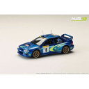 1/43 SUBARU IMPREZA MONTE CARLO 1999 #6 2位 J.カンクネン/J.レポ HJR431004B 完成品ミニカー