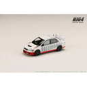 1/64 MITSUBISHI LANCER EvolutionVII GSR RALLIART スコーティアホワイト HJ642054AW 完成品ミニカー