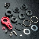 アルミ製8段階調整サーボセーバー(赤) 820127R RCパーツ