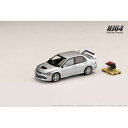 1/64 MITSUBISHI LANCER EvolutionIX GSR エンジンディスプレイモデル付き シルバー HJ645054S 完成品ミニカー