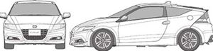 フジミ模型 インチアップシリーズ 1/24 ID282 ホンダCR-Z 2011年日本カー・オブ・ザ・イヤー 受賞記念車