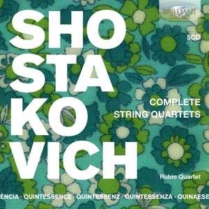 輸入盤 RUBIO QUARTET / SHOSTAKOVICH ： COMPLETE STR QUART 5CD