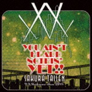 YOU AIN｀T HEARD NOTHIN｀ YET!! SAKURA TAISEN N.Y.HOSHIGUMI SHOW 2014詳しい納期他、ご注文時はお支払・送料・返品のページをご確認ください発売日2014/12/24関連キーワード：WWCE-31348/9サクラ大戦紐育星組 / サクラ大戦 紐育星組ショウ2014 〜お楽しみはこれからだ〜YOU AIN｀T HEARD NOTHIN｀ YET!! SAKURA TAISEN N.Y.HOSHIGUMI SHOW 2014 ジャンル サントラ国内その他 関連キーワード サクラ大戦紐育星組2014年8月に日本青年館大ホールで開催された単独公演“クラ大戦　紐育星組ショウ2014　〜お楽しみはこれからだ〜”の音源を収めたアルバム。おなじみの個性豊かなキャラクターたちに加え、新キャラクターとして、豊口めぐみ演じるロイス・ハートと岸祐二が演じるガッツ・ノートンが登場。　（C）RS収録曲目11.お楽しみはこれからだ 〜You ain’t heard nothin’ yet!!〜(3:52)2.カリプソ・ラッチャチャ(3:41)3.Money 狂想曲(4:56)4.シネマ・ファンタスティック(3:31)5.いつも心にサンシャイン(1:43)6.街の灯(1:32)7.LOVE is(3:41)8.月光組曲(3:57)21.新しい時代へ(1:27)2.ファニーガール(3:31)3.Sakura Letter(4:50)4.お楽しみはこれからだ 〜You ain’t heard nothin’ yet!!〜(4:49)5.ここはパラダイス 〜リトル・リップ・シアターのテーマ〜(5:24)6.地上の戦士(4:20)関連商品サクラ大戦関連商品 種別 CD JAN 4571164383484 収録時間 114分18秒 組枚数 2 製作年 2014 販売元 エイベックス・ミュージック・クリエイティヴ登録日2014/10/10