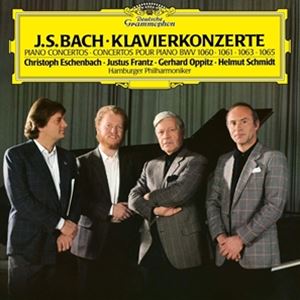 J.S.BACH ： 2.3.4PF CONCERTOS詳しい納期他、ご注文時はお支払・送料・返品のページをご確認ください発売日2021/3/5CHRISTOPH ESCHENBACH / J.S.BACH ： 2.3.4PF CONCERTOSクリストフ・エッシェンバッハ / バッハ：複数台のピアノ協奏曲 ジャンル クラシックその他 関連キーワード クリストフ・エッシェンバッハCHRISTOPH ESCHENBACH※こちらの商品は【アナログレコード】のため、対応する機器以外での再生はできません。収録内容収録曲J.S.バッハ：4台のピアノのための協奏曲 イ短調 BWV10652台のピアノのための協奏曲 第2番 ハ長調 BWV10612台のピアノのための協奏曲 第1番 ハ短調 BWV10603台のピアノのための協奏曲 第1番 ニ短調 BWV1063演奏クリストフ・エッシェンバッハ（指揮、ピアノ）ユストス・フランツ、ゲルハルト・オピッツ、ヘルムート・シュミット（ピアノ）ハンブルク・フィルハーモニー管弦楽団 種別 LP 【輸入盤】 JAN 0028948396504登録日2021/05/14