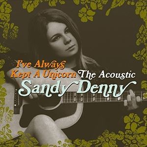 I’VE ALWAYS KEPT A UNICORN ： THE ACOUSTIC SANDY DENNY詳しい納期他、ご注文時はお支払・送料・返品のページをご確認ください発売日2016/4/22SANDY DENNY / I’VE ALWAYS KEPT A UNICORN ： THE ACOUSTIC SANDY DENNYサンディ・デニー / アイヴ・オールウェイズ・ケプト・ア・ユニコーン：ジ・アコースティック・サンディ・デニー ジャンル 洋楽フォーク/カントリー 関連キーワード サンディ・デニーSANDY DENNYフェアポート・コンヴェンション、フォザリンゲイ、 ザ・バンチ、そしてサンディ・デニー名義の音源など全40曲収録の2枚組アコースティックベスト!1972年のザ・バンチのアルバム『Rock On』制作時の録音された彼女が敬愛するバディ・ホリーの「Love Made A Fool Of You」と「Learning The Game」、そしてリンダ・トンプソンと一緒にエヴァリー・ブラザースの「When Will I Be Loved」をカバーした未発表曲3曲や、レア音源を多数収録!ブックレットには、Mick Houghtonよるライナーノーツ（英語）を収録。The Audio Archiving CompanyにてPaschal Byrneがマスタリング。 種別 2CD 【輸入盤】 JAN 0600753673508登録日2016/02/17