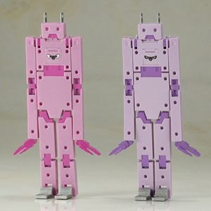 フレームアームズ・ガール 充電くん MATERIA WHITE&MATERIA BLACK Ver. FG053 組み立て式プラモデル