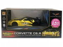 2.4GHz RC 1/24キャデラック コルベット C6.R(黄/黒)