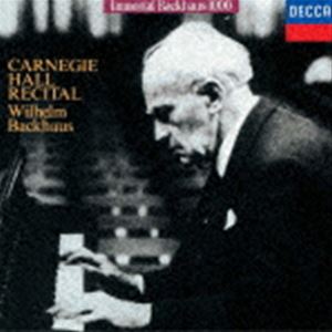 ヴィルヘルム・バックハウス（p） / 不滅のバックハウス1000：：バックハウス／カーネギー・ホール・リサイタル（限定盤） ※再発売 [CD]