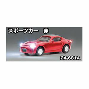 ジャストプラグ スポーツカー 赤 24-681A Nゲージ